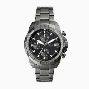 FOSSIL Bronson Chronograph Smoke Stainless Steel Watch